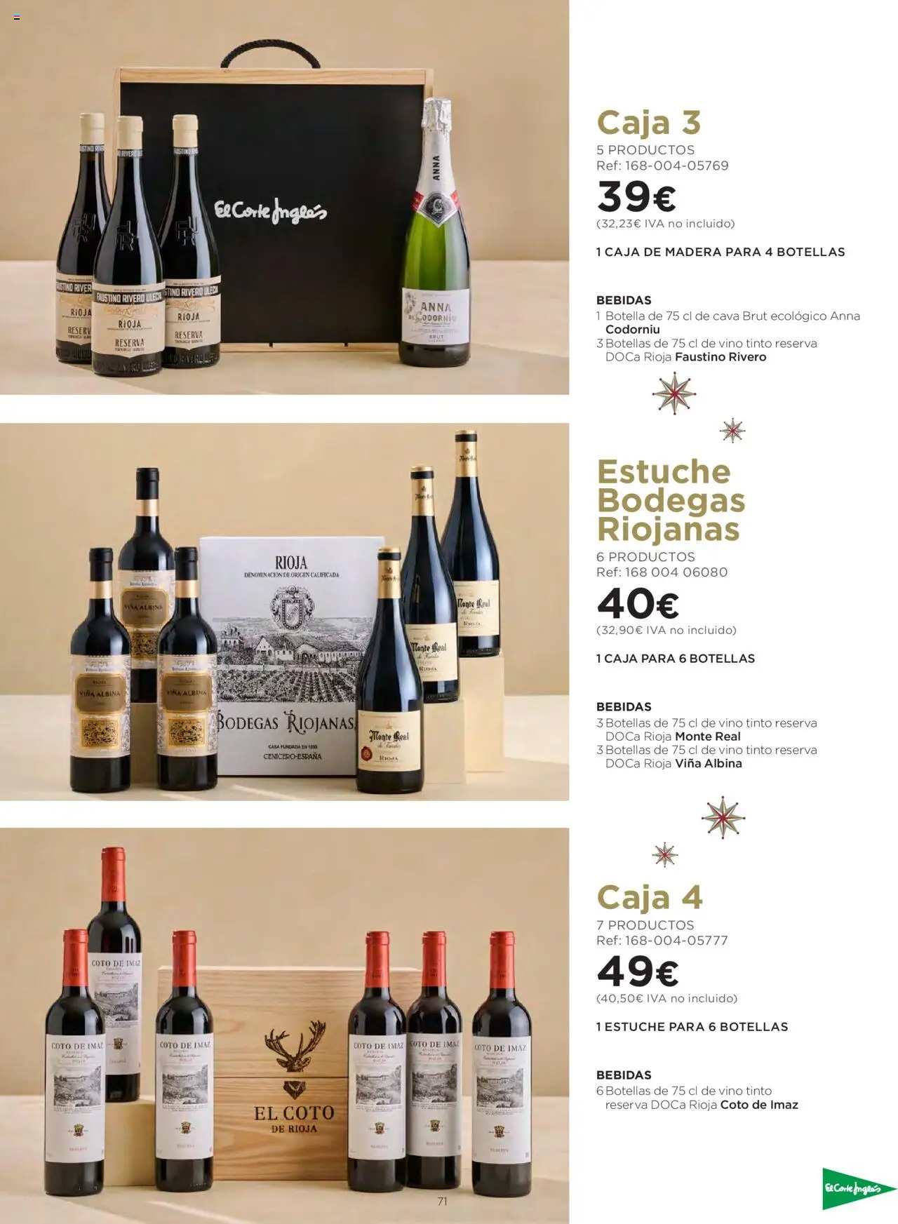 El Corte Inglés ofertas │ válido desde el 06.10.2025 | Página: 71 | Productos: Vino, Caja