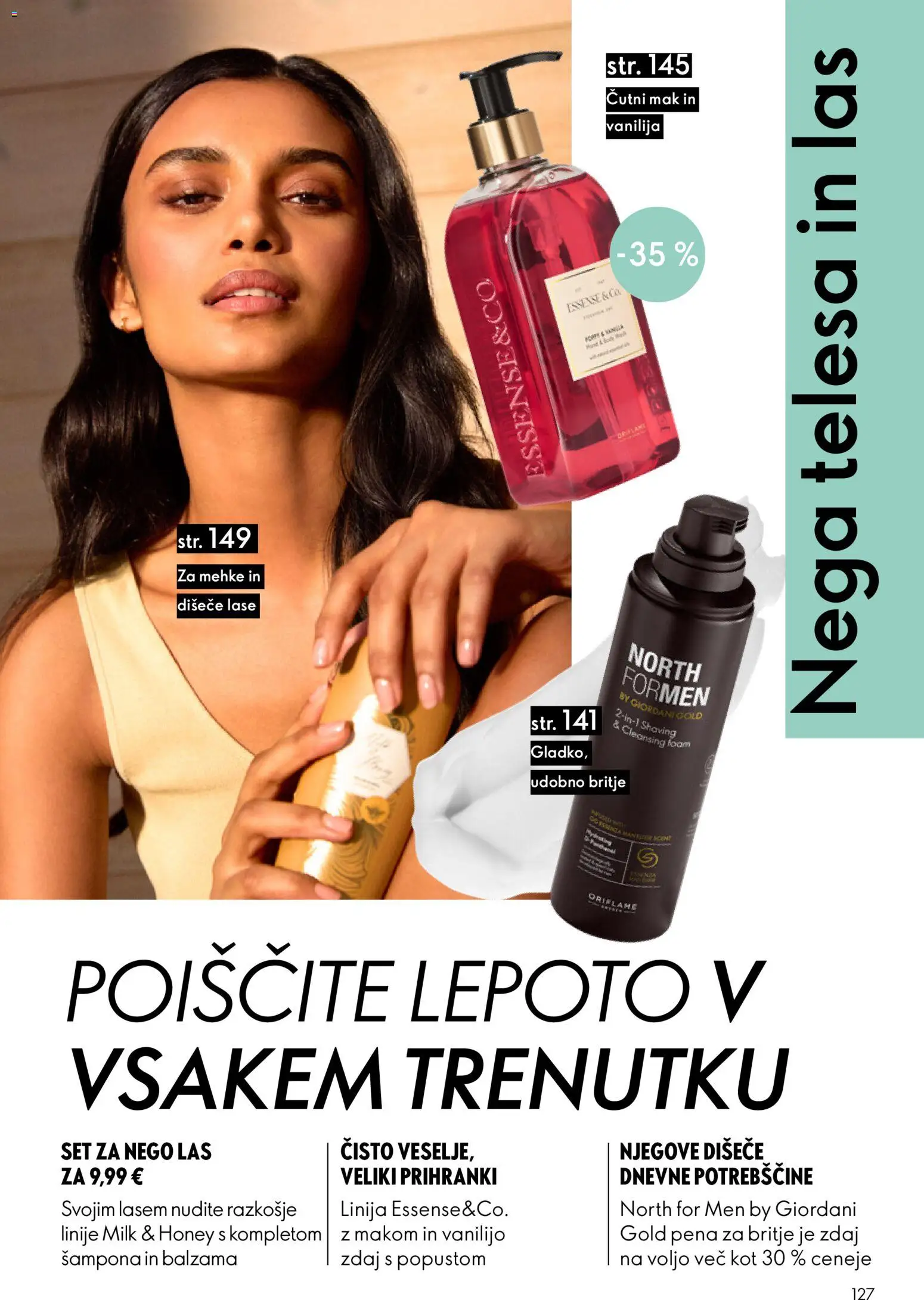 Novi Oriflame katalog ponudbe – veljaven od 11.03.2026 | Stran: 127 | Izdelki: Pena za britje