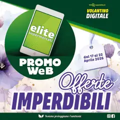 Anteprima del volantino Elite Supermercati volantino Promo Web valido a partire dal 17.04.2026