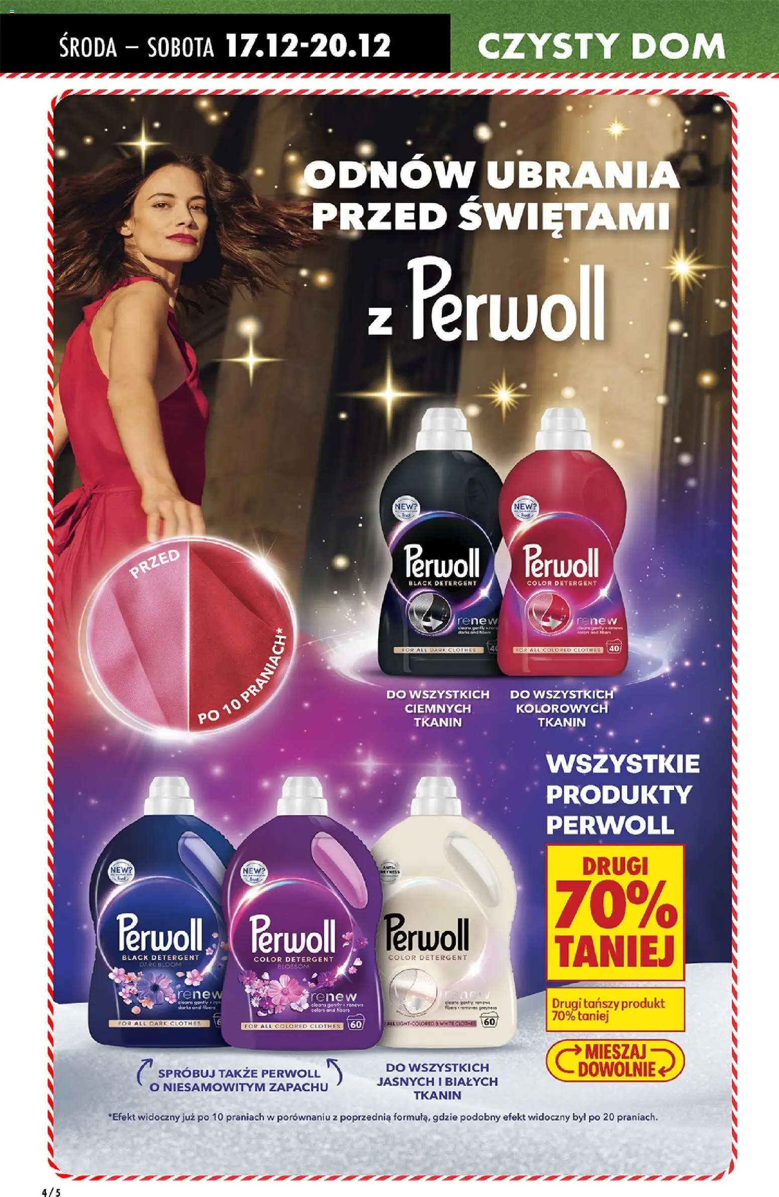 Biedronka gazetka - Drogeria Cleaning od 17.12.2025 | Strona: 4 | Produkty: Ubrania, Detergent