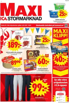 ICA Maxi - Malmö - Förhandsvisning av reklamblad från butik ICA Maxi aktuell från 04.08.2025