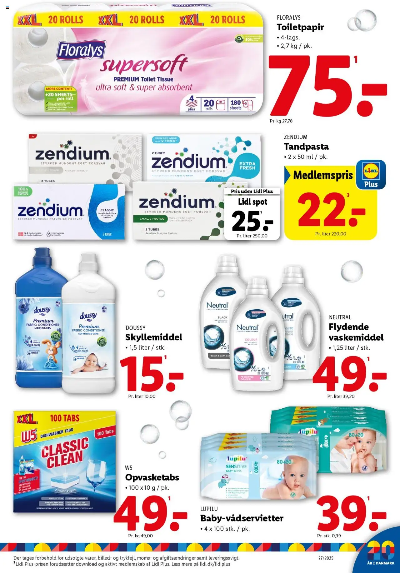 Lidl Tilbudsavis gyldig fra 03.07.2025 | Side: 22 | Produkter: Skyllemiddel, Toilet, Is, Tablets