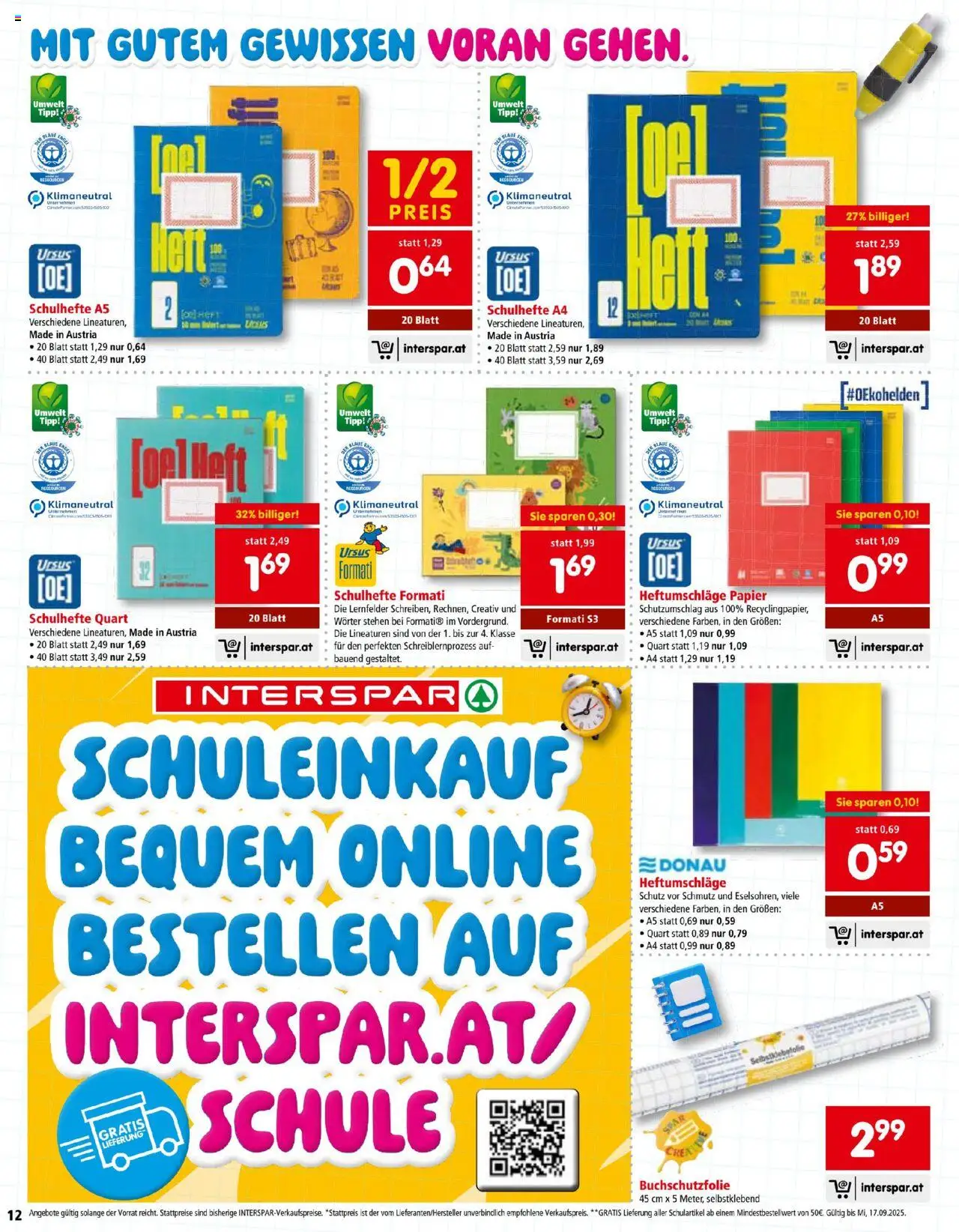 Interspar So macht Schule spass gültig ab 26.06.2025 | Seite: 12