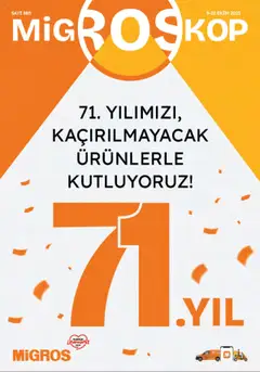 09.10.2025 tarihinden itibaren geçerli olan Migros kataloğu önizlemesi