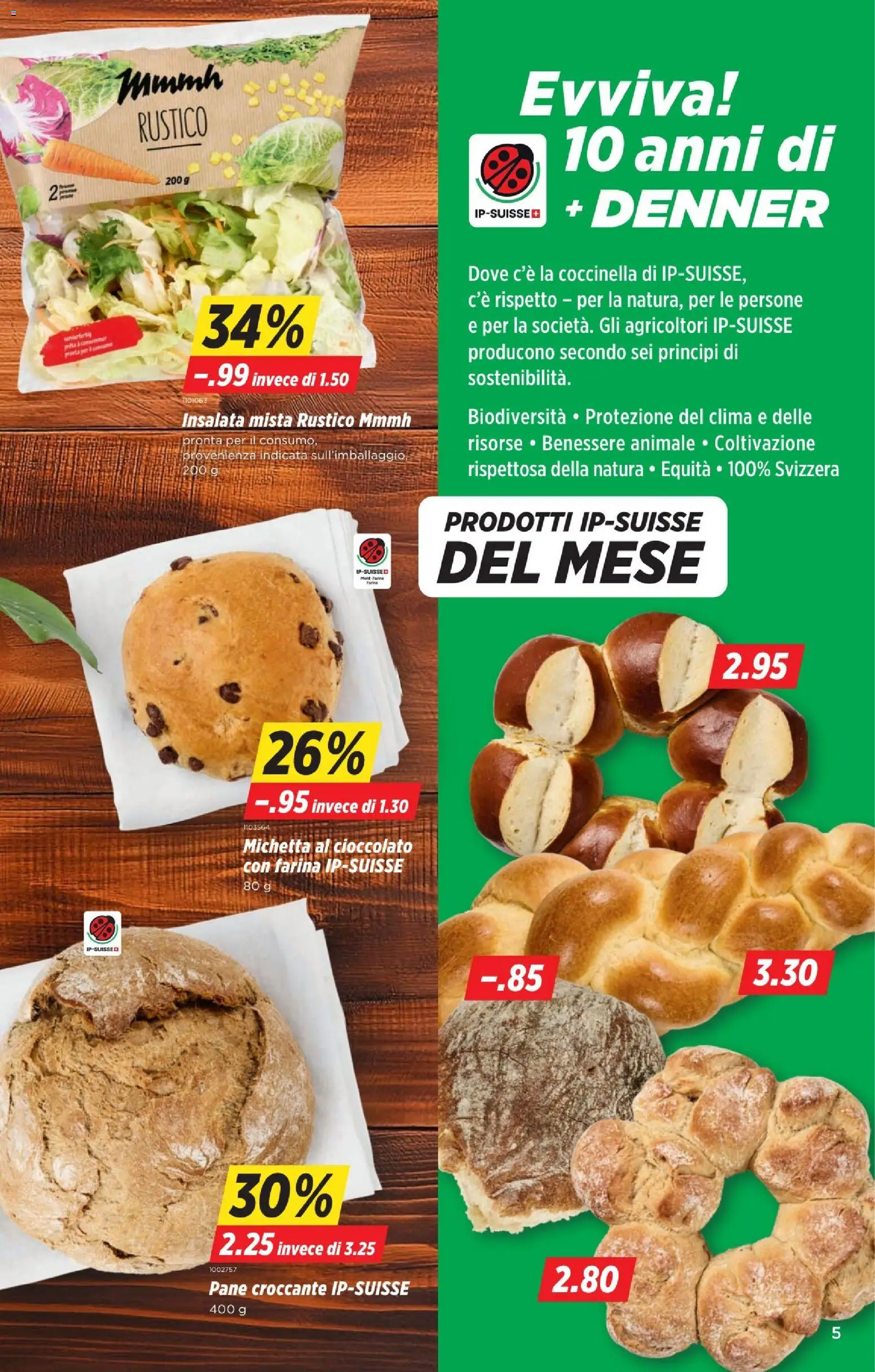 Denner aktionen IT – gültig ab 16.04.2026 | Seite: 5 | Produkte: Pane