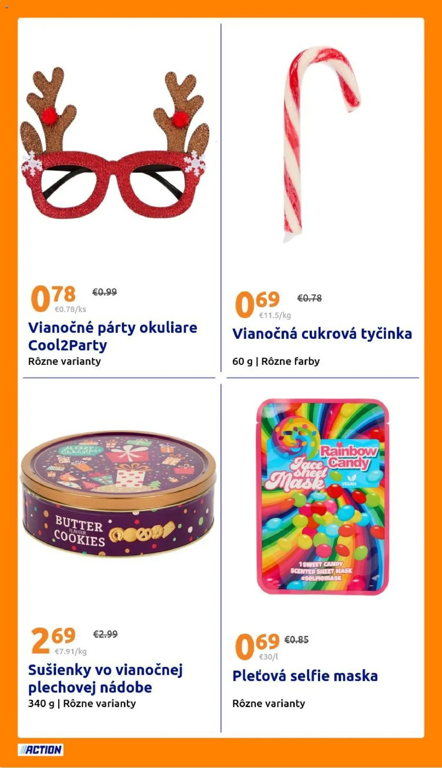 Nové Action akcie – leták je platný od 10.12.2025 | Strana: 28 | Produkty: Maska, Okuliare