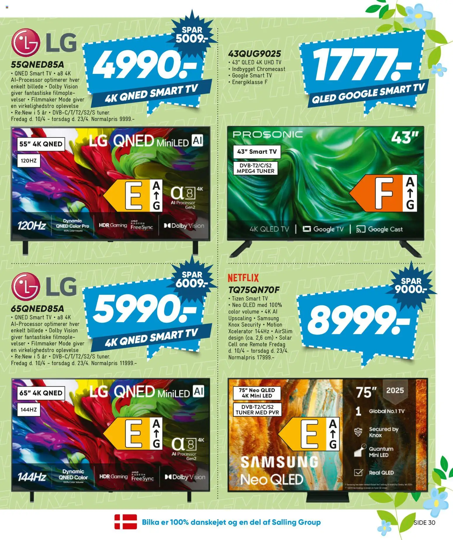 Bilka tilbudsavis – gyldig fra 10.04.2026 | Side: 37 | Produkter: Processor, Smart TV, TV