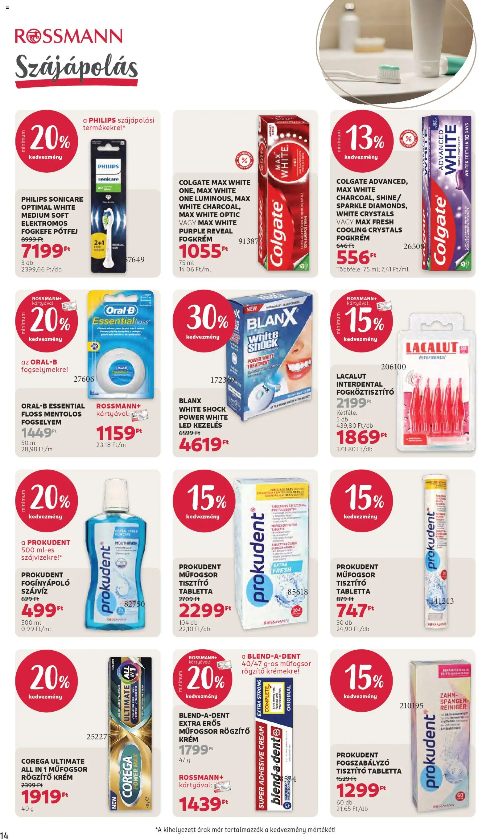 Rossmann akciós ujság - amely érvényes a következő dátumtól: 16.02.2026 | Oldal: 16