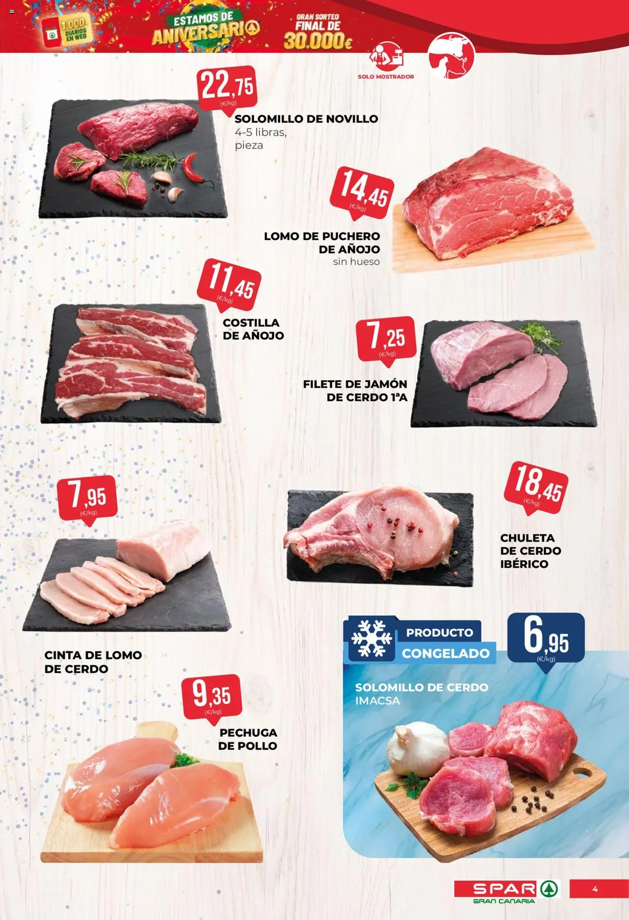 Spar folleto │ válido desde el 03.10.2025 | Página: 4 | Productos: Solomillo de cerdo, Jamón, Cerdo, Filete