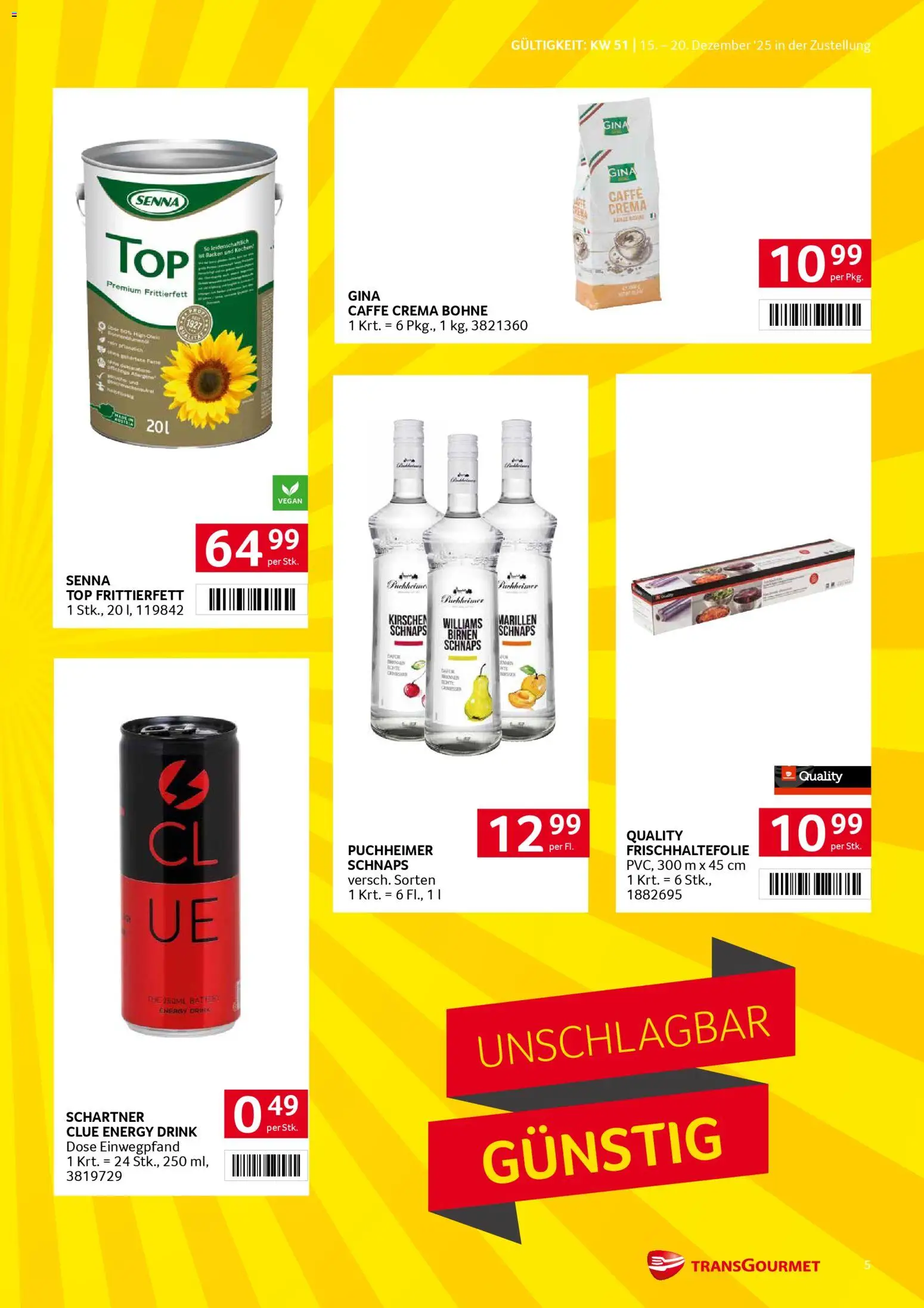 Transgourmet Zustellaktion gültig ab 15.12.2025 | Seite: 5