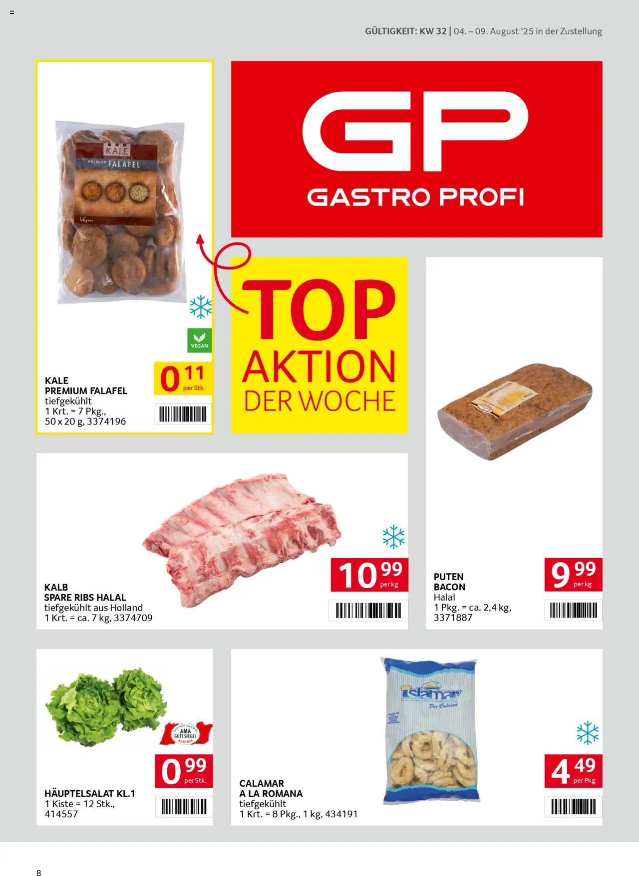 Transgourmet Zustellaktion gültig ab 03.08.2025 | Seite: 8