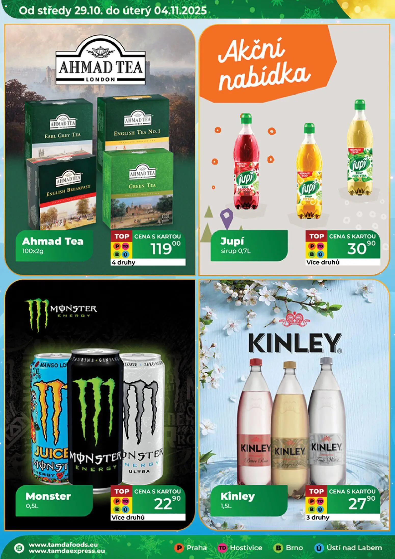 Tamda Foods leták od 29.10.2025 | Strana: 16 | Produkty: Monster, Jupí, Sirup, Monster Energy