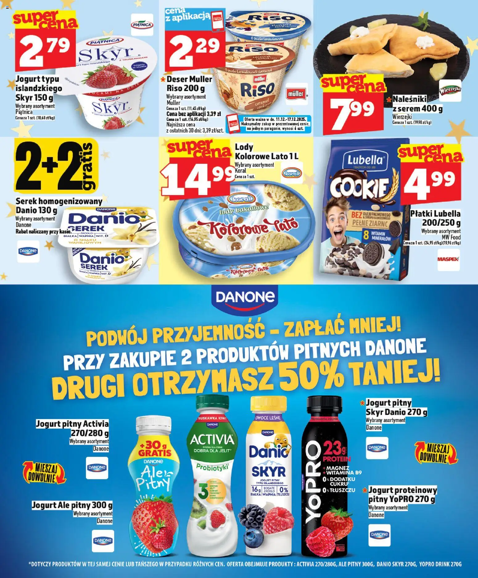 Topaz Gazetka - Ceny małe na stałe od 11.12.2025 | Strona: 19 | Produkty: Jogurt, Płatki, Kiwi, Skyr