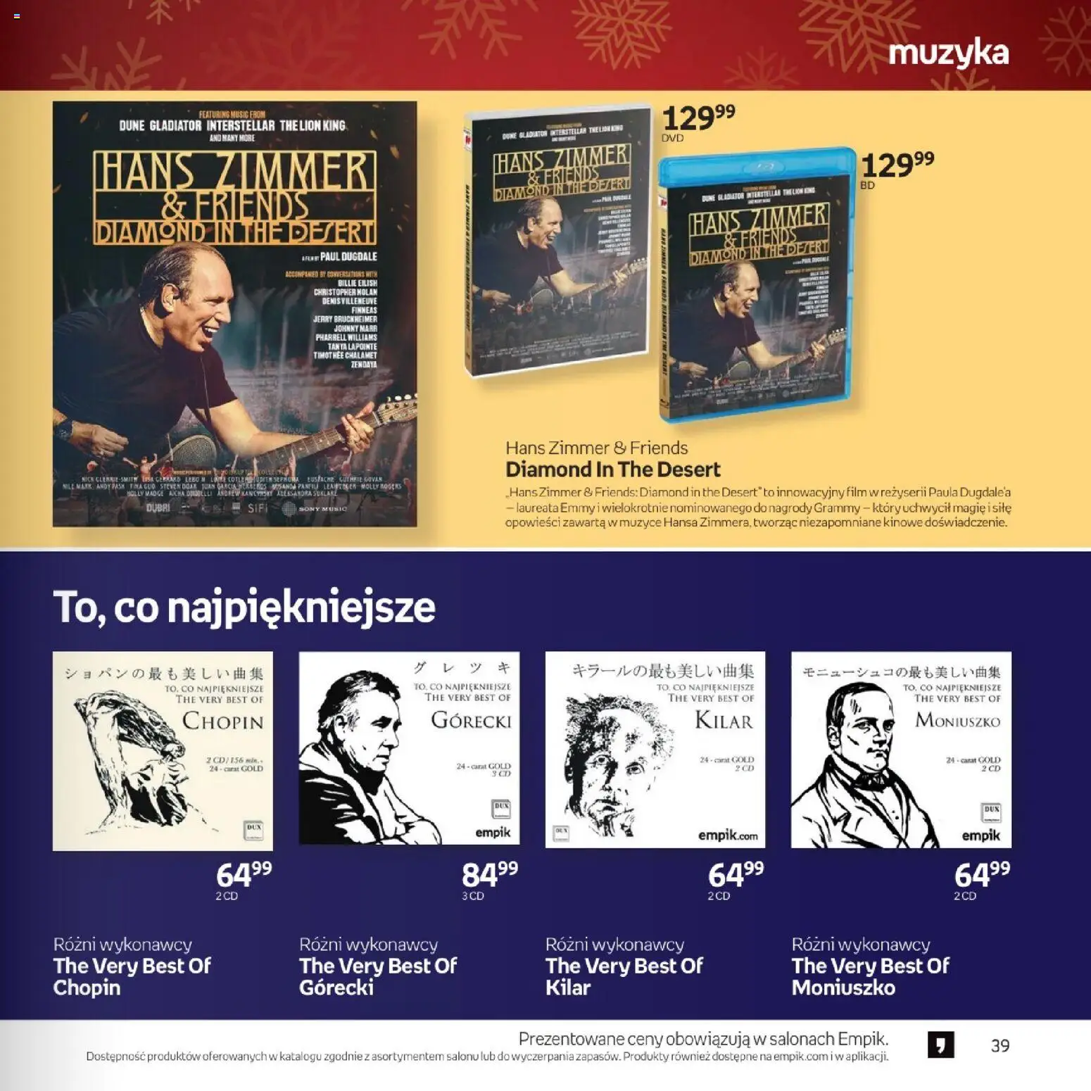 Empik promocje - Xmas Muzyka od 26.11.2025 | Strona: 39