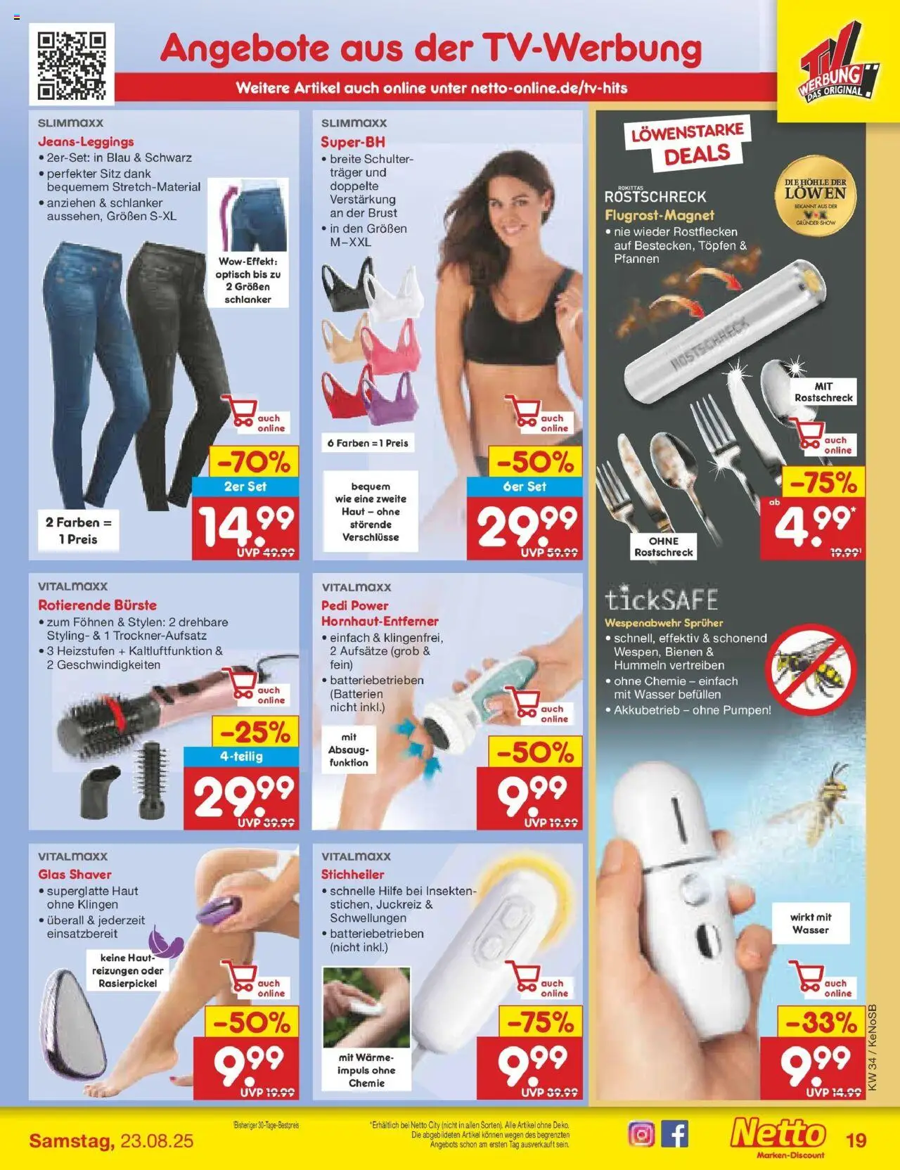 Netto Marken-Discount prospekt Bonn	 - gültig ab dem 18.08.2025 | Seite: 33 | Produkte: Batterien, Bürste, Wasser