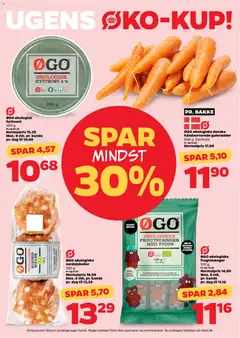 ØGO økologiske danske håndsorterede gulerødder, 800 g Danmark økologiske danske håndsorterede gulerødder gyldig fra 02.01.2026 | Side: 17