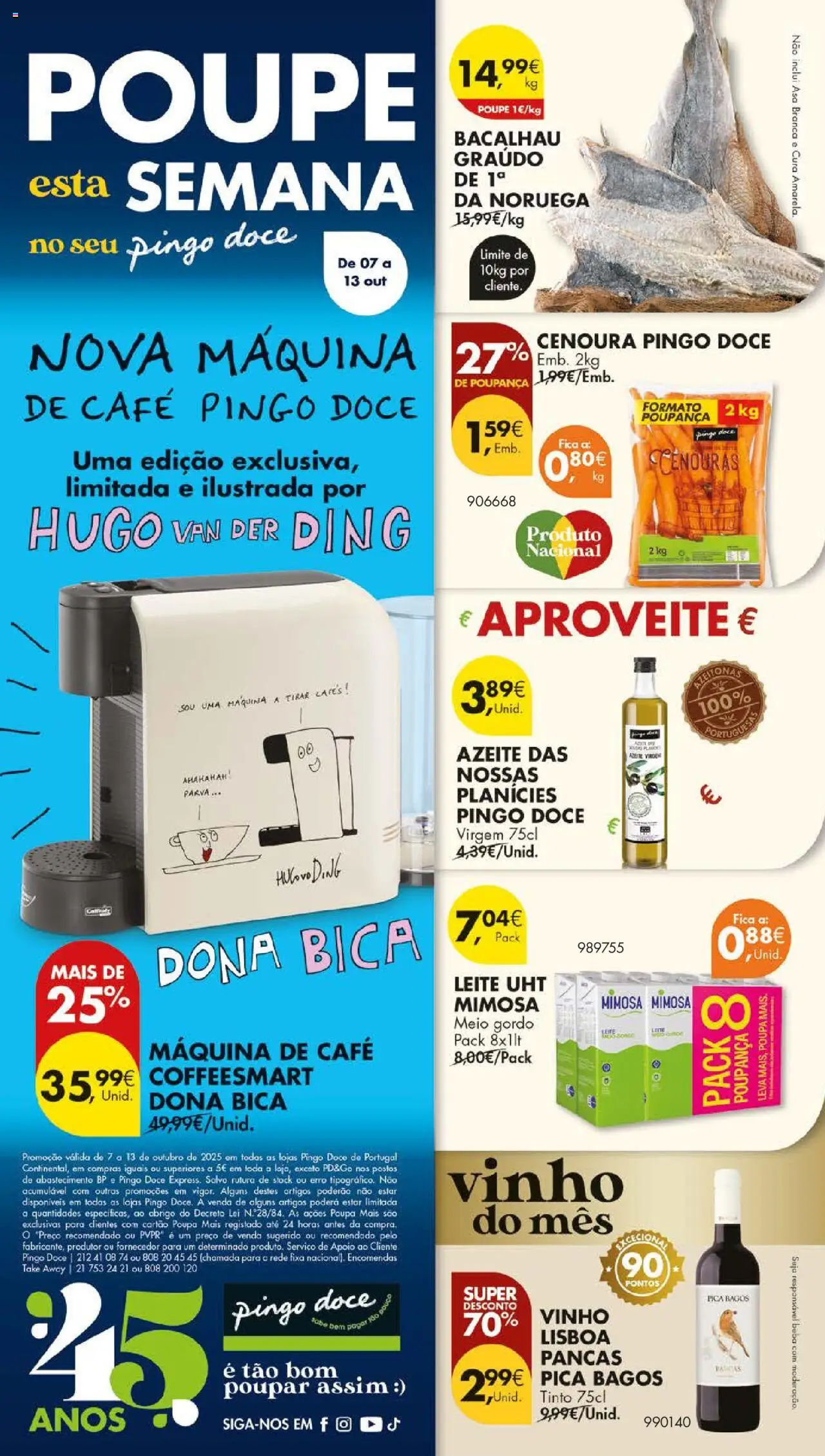 Pingo Doce folheto │ válido de 07.10.2025 | Página: 60 | Produtos: Azeite, Azeitonas, Café, Cenoura