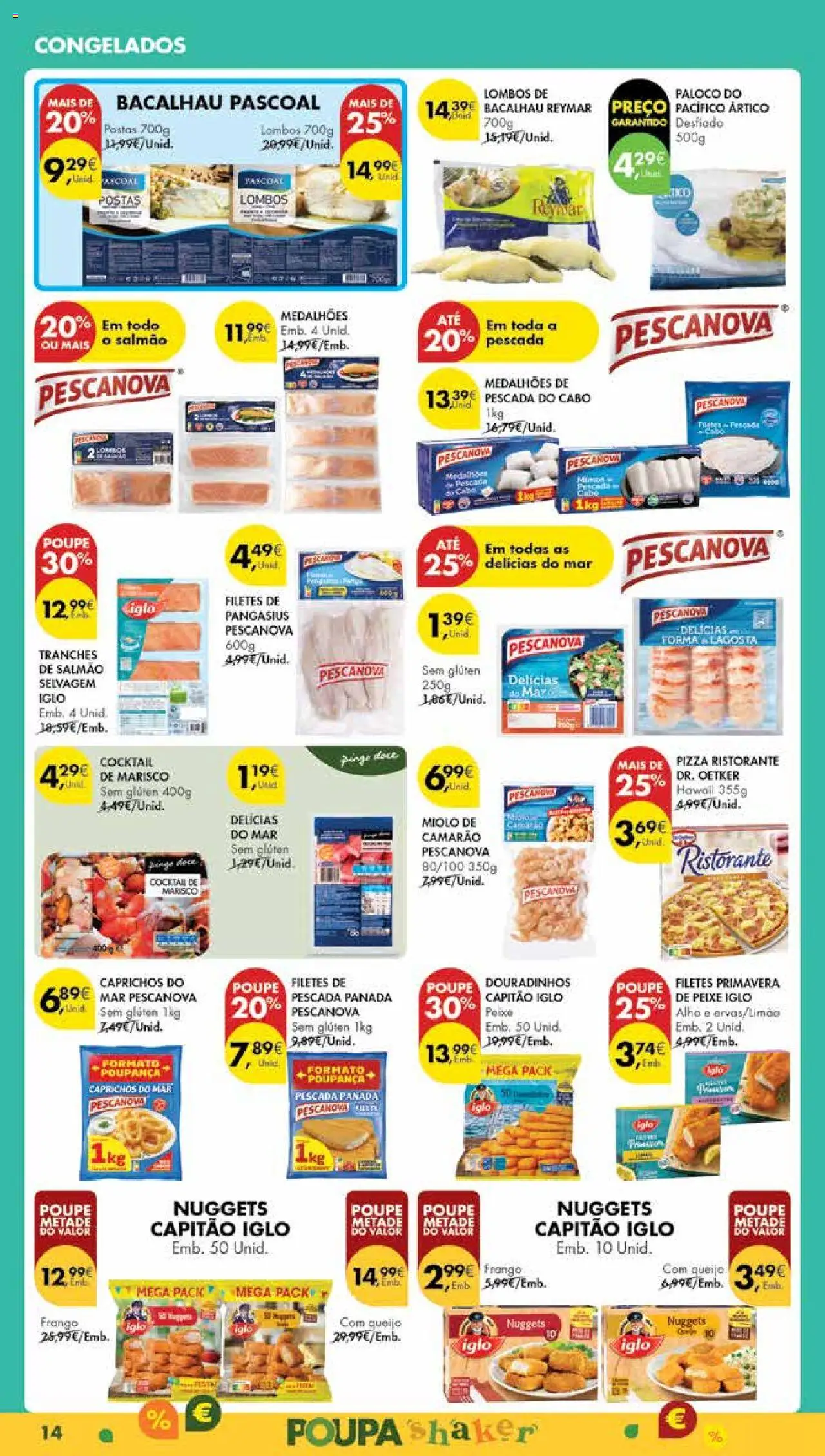 Pingo Doce Poupe Esta Semana Madeira │ válido de 12.08.2025 | Página: 14 | Produtos: Frango, Camarão, Queijo, Pizza