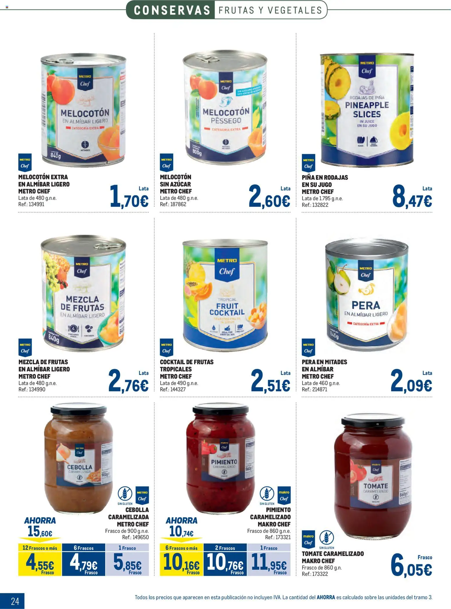 Makro - Especial Despensa Norte 2 │ válido desde el 02.02.2026 | Página: 24 | Productos: Jugo, Piña, Κάδος απορρυμάτων, Παγωμένο τσάι