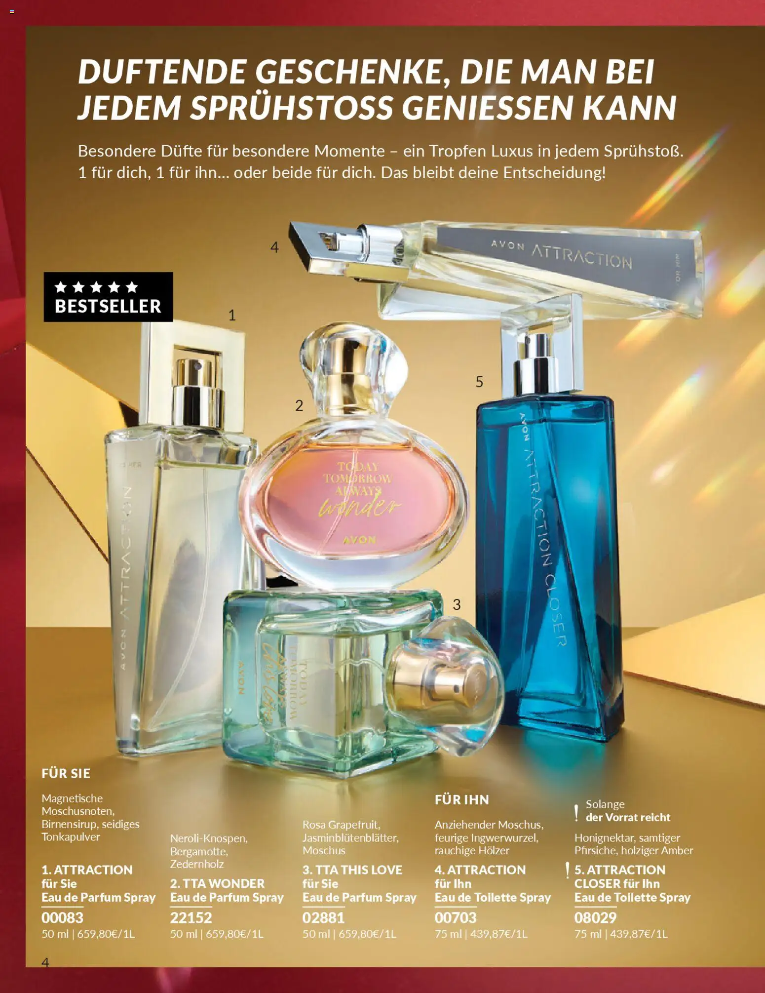 AVON Katalog Dezember 2025 – gültig ab 01.12.2025 | Seite: 6 | Produkte: Toilette, Parfüm, Eau de Toilette, Eau de Parfum