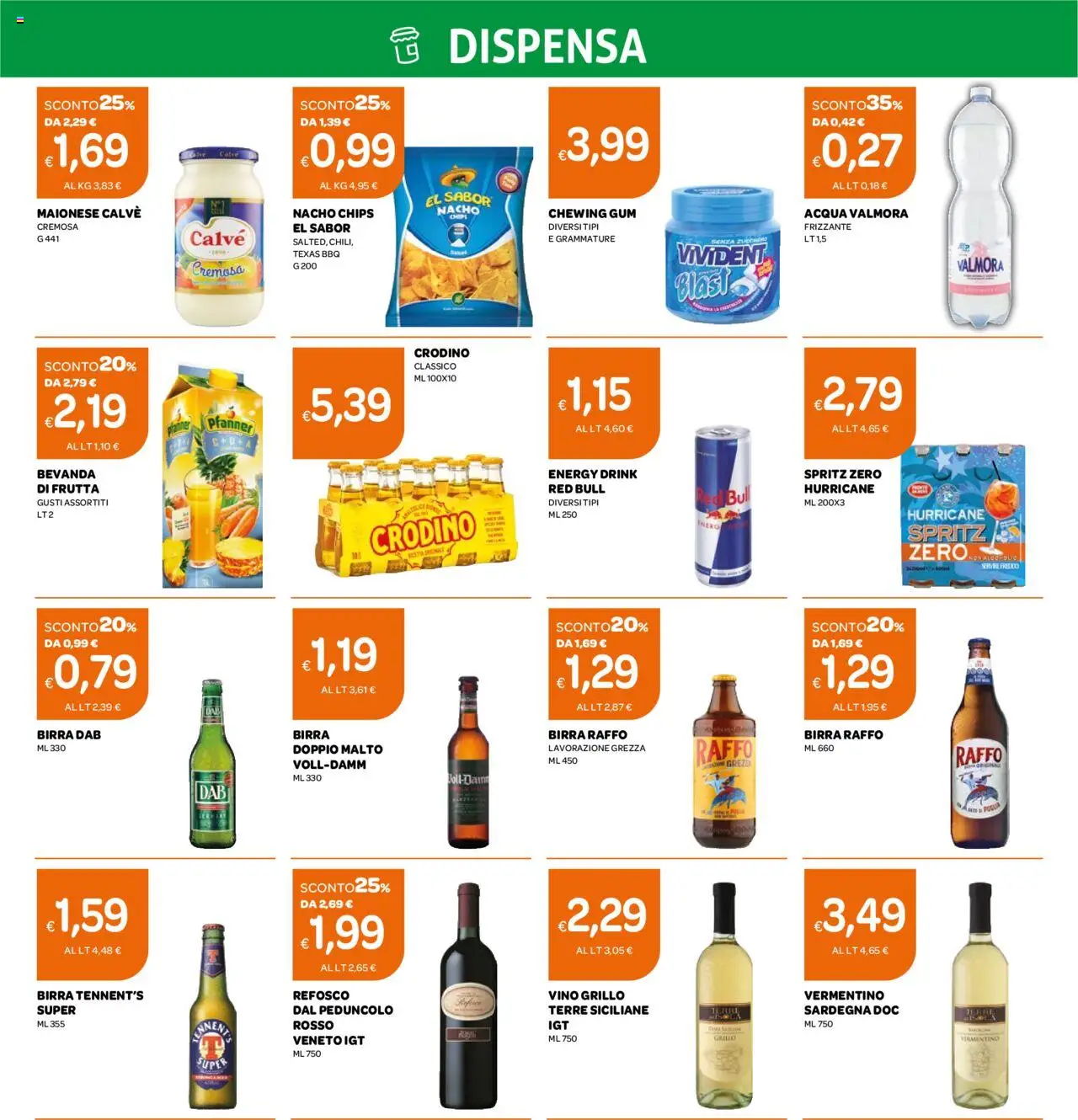 Volantino Ekom del 12.08.2025 | Pagina: 3 | Prodotti: Tennent's, Acqua, Frutta, Maionese