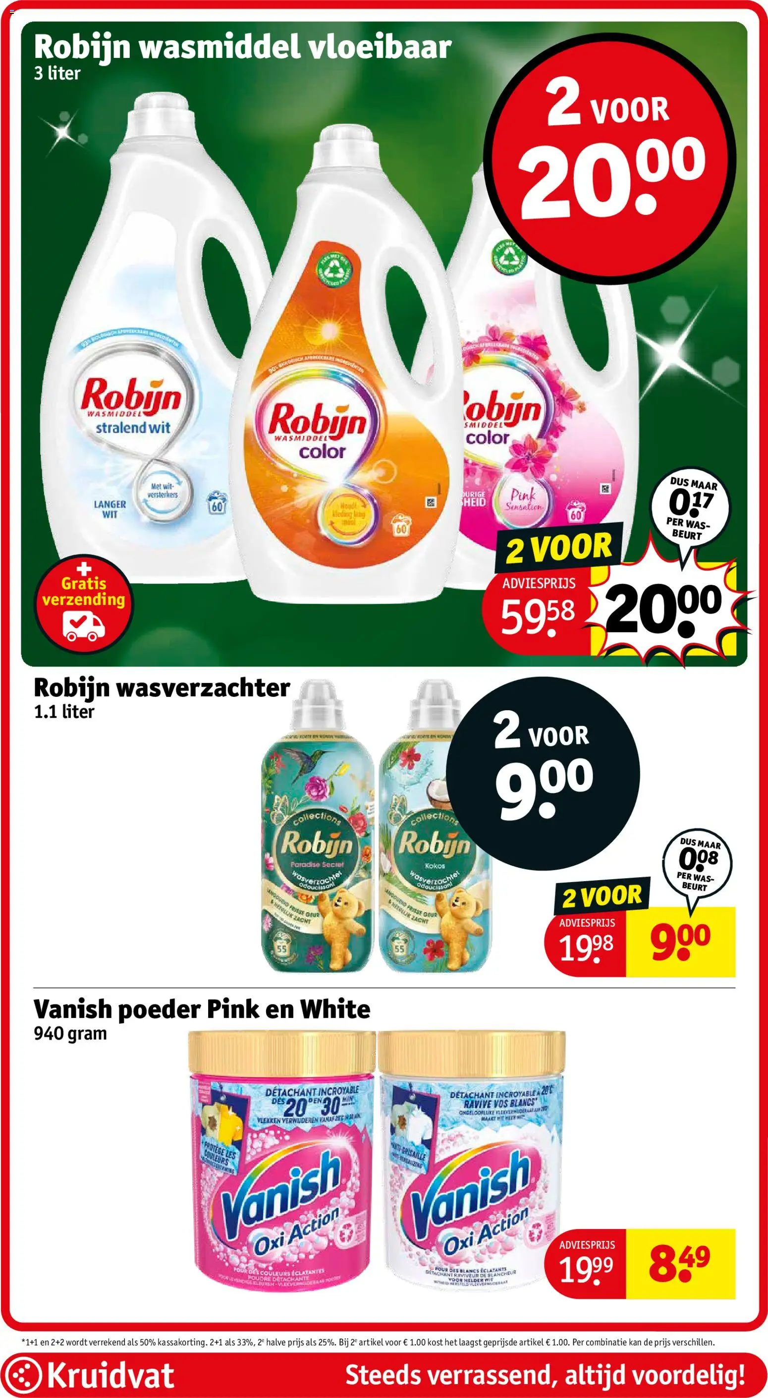 {H1} | Pagina: 73 | Producten: Wasmiddel, Wasverzachter, Robijn, Geur