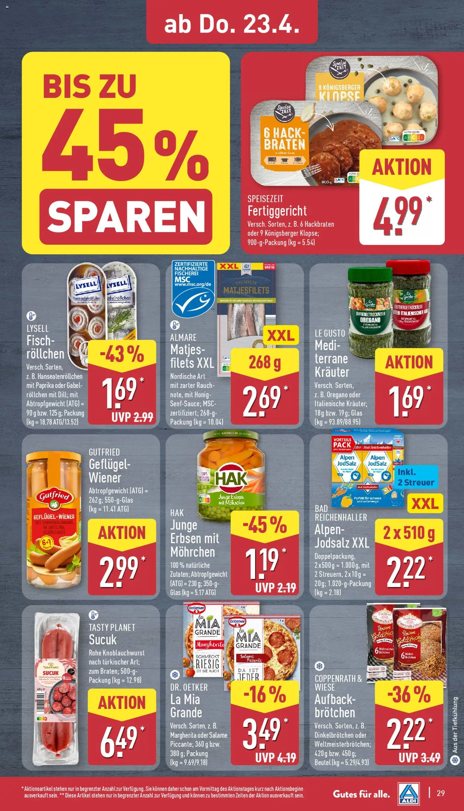 Aldi Prospekt 	 – gültig ab 20.04.2026 | Seite: 29