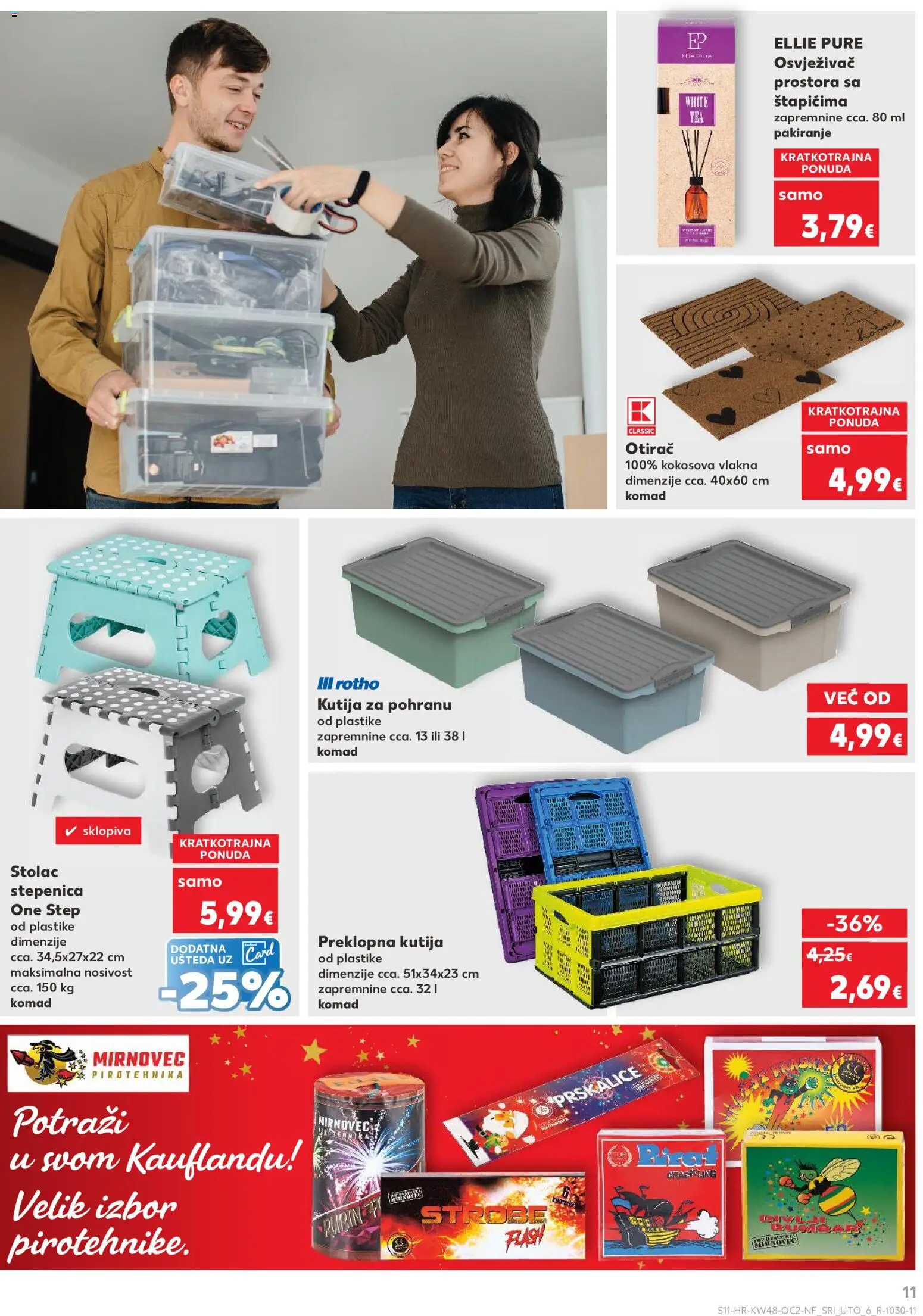 Kaufland katalog | vrijedi od 26.11.2025 | Stranica: 11 | Proizvodi: Kutija, Otirač, Osvježivač prostora