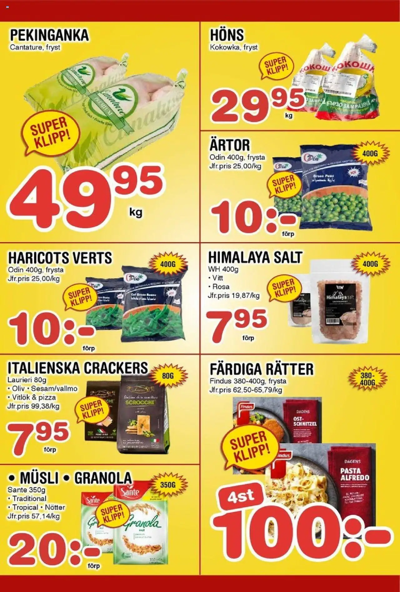 Nya Pulsen reklamblad aktuell från 06.10.2025 | Sida: 12 | Produkter: Salt, Ost, Pizza, Pasta
