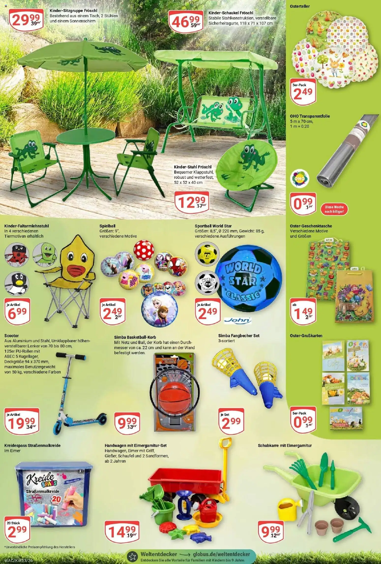 Globus prospekt Markkleeberg	 – gültig ab 23.03.2026 | Seite: 30 | Produkte: Gewicht, Korb, Scooter, Sonnenschirm
