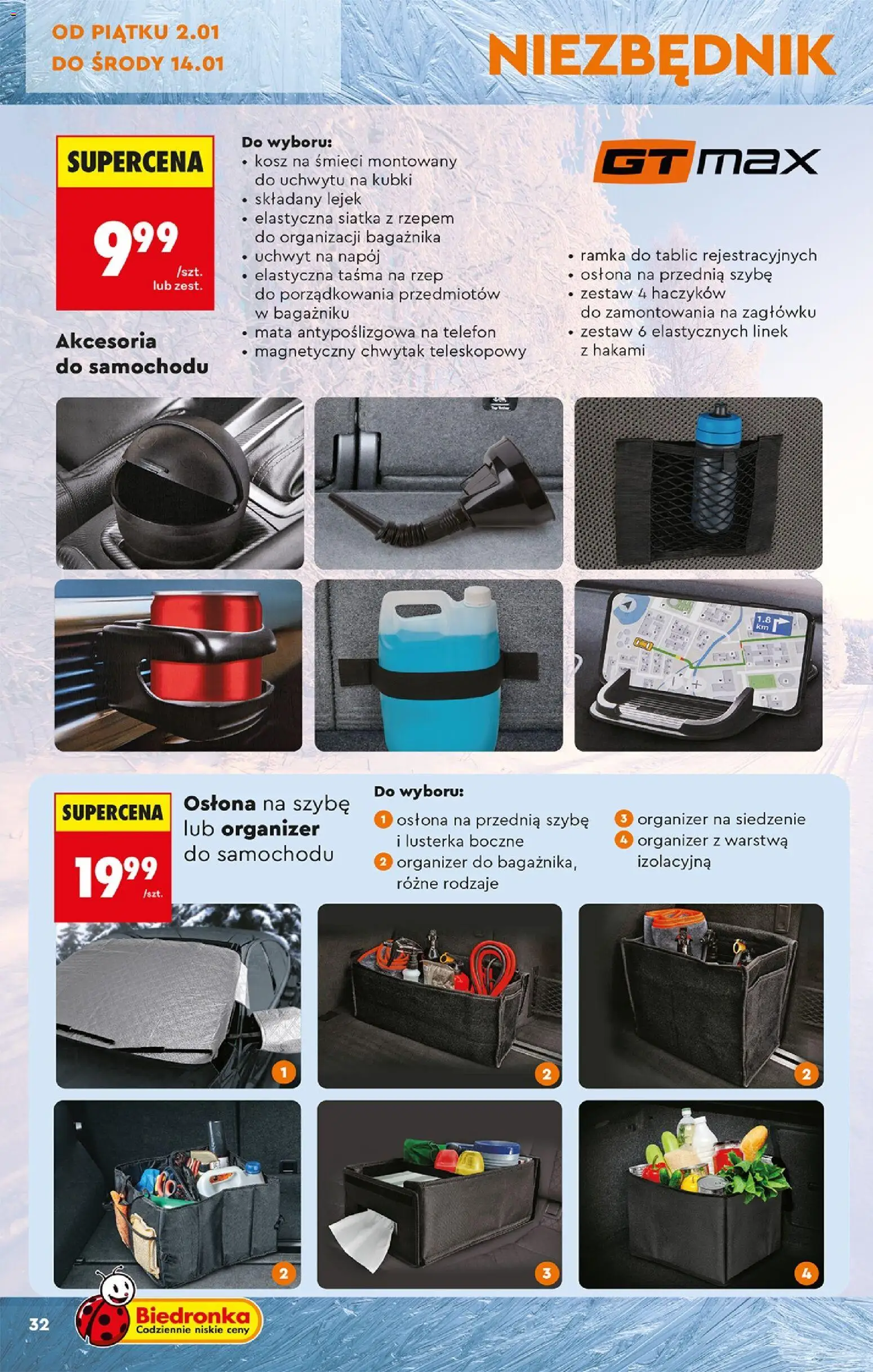 Biedronka gazetka - Hity i inspiracje od 29.12.2025 | Strona: 36 | Produkty: Telefon, Kosz, Siatka, Ramka