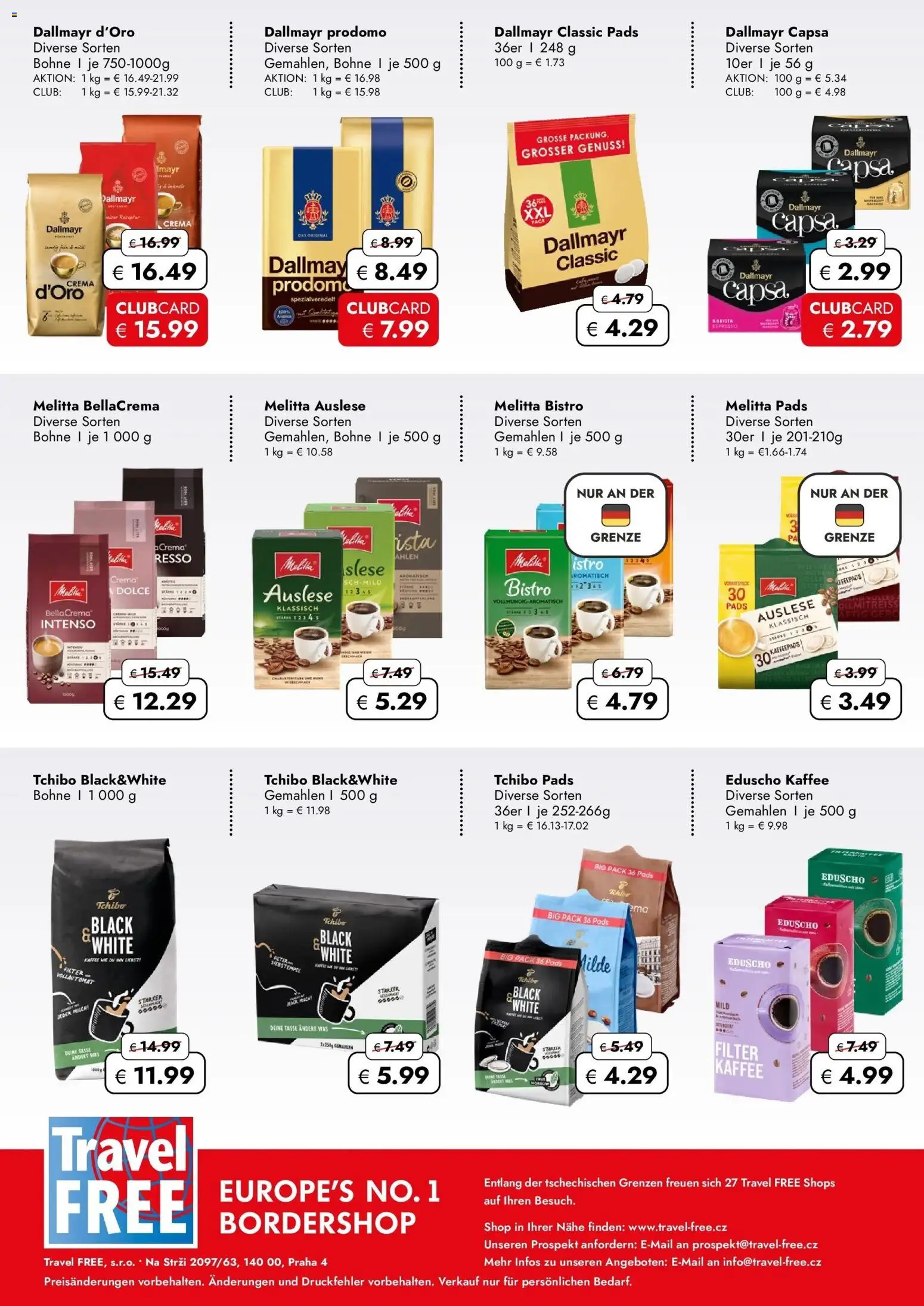 Travel FREE  Aktionsangebote gültig ab 17.04.2026 | Seite: 10 | Produkte: Kaffee