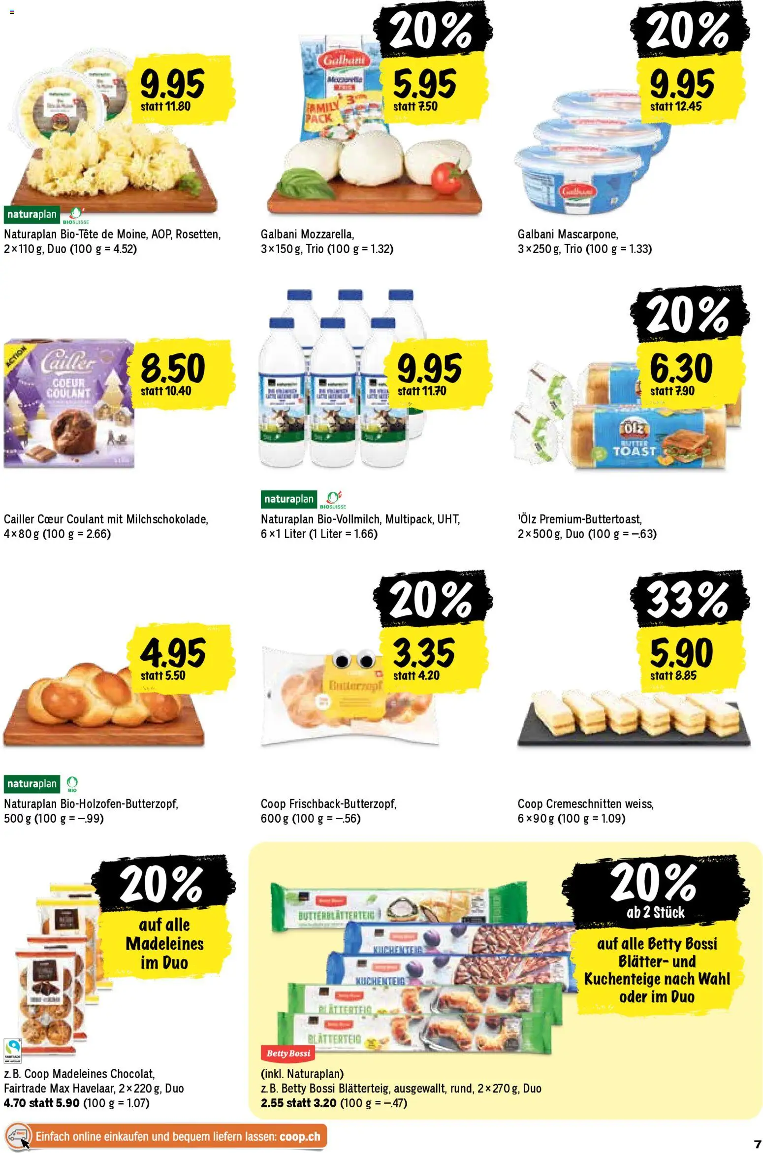 Coop Aktionen – gültig ab 22.12.2025 | Seite: 7 | Produkte: Mascarpone