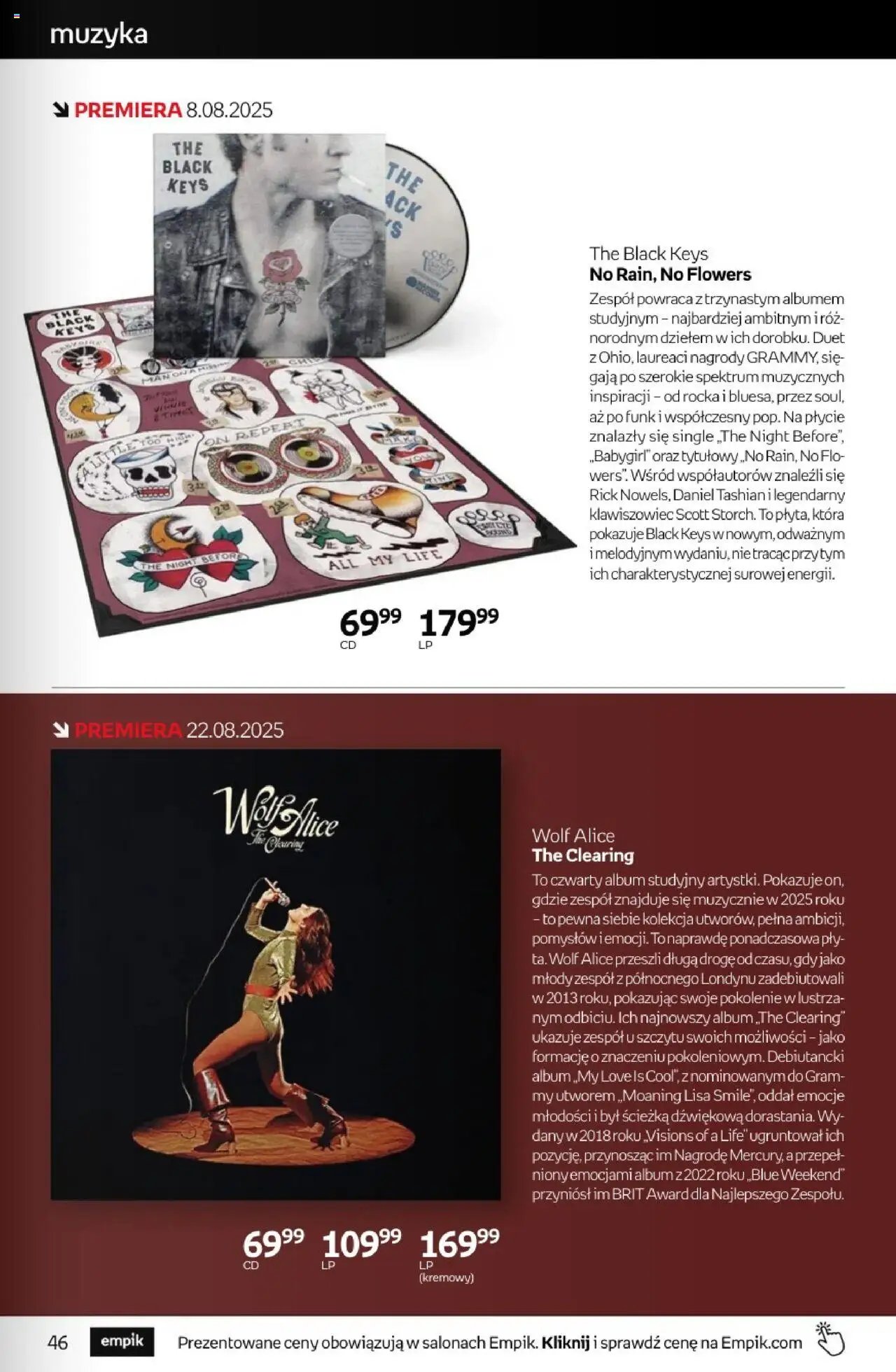 Empik promocje - Tom kultury Muzyka od 13.08.2025 | Strona: 7 | Produkty: Róż