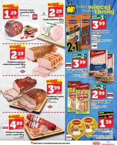 Topaz Gazetka od 31.07.2025 | Strona: 15 | Produkty: Schab, Parówki sokoliki, Kiełbasa krakowska, Paluszki