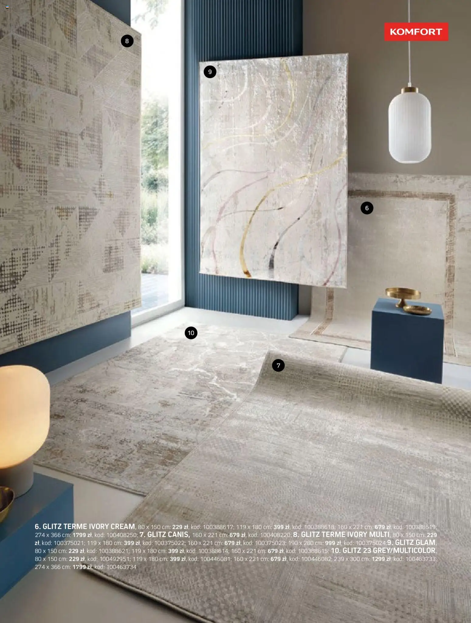 Komfort gazetka - Katalog dywanów od 17.03.2026 | Strona: 39