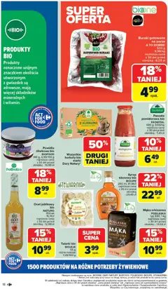Pogląd oferty "Carrefour Gazetka - Act for food" - ważna od 03.11.2025 | Strona: 18 | Produkty: Ocet, Powidła śliwkowe, Powidła, Mąka orkiszowa