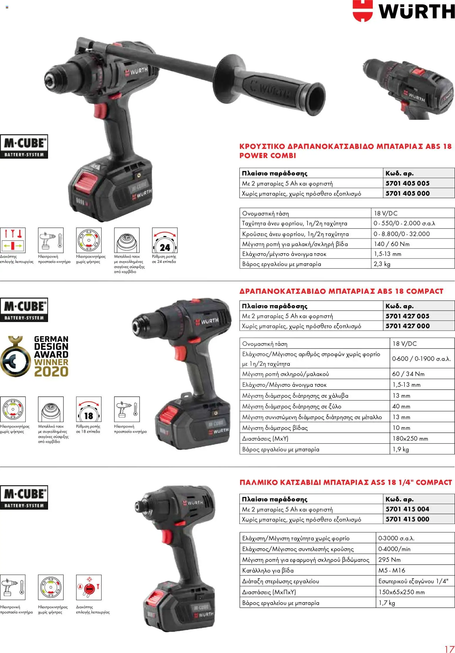 WURTH - Κατασκευές Αλουμινίου – σε ισχύ από 01.01.2026 | Σελίδα: 17