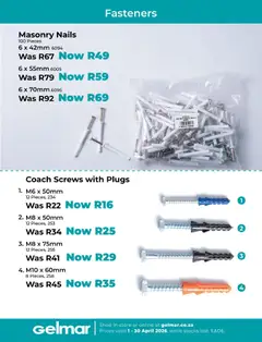 Gelmar specials catalogue – valid from 01.04.2026 | Page: 6 | Products: Plugs