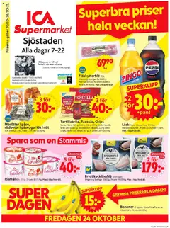 ICA Supermarket - Stockholm - Förhandsvisning av reklamblad från butik ICA Supermarket aktuell från 20.10.2025