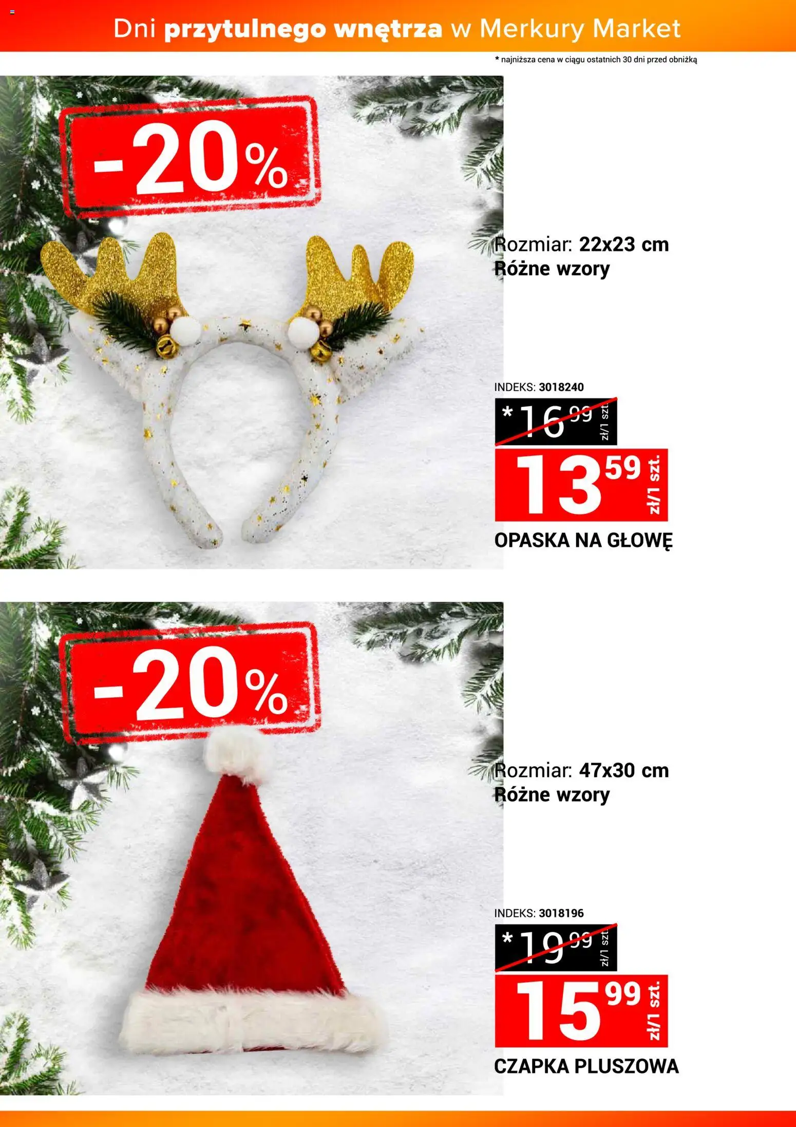 Merkury Market Gazetka - Dni przytulnego wnętrza od 22.11.2025 | Strona: 27 | Produkty: Czapka