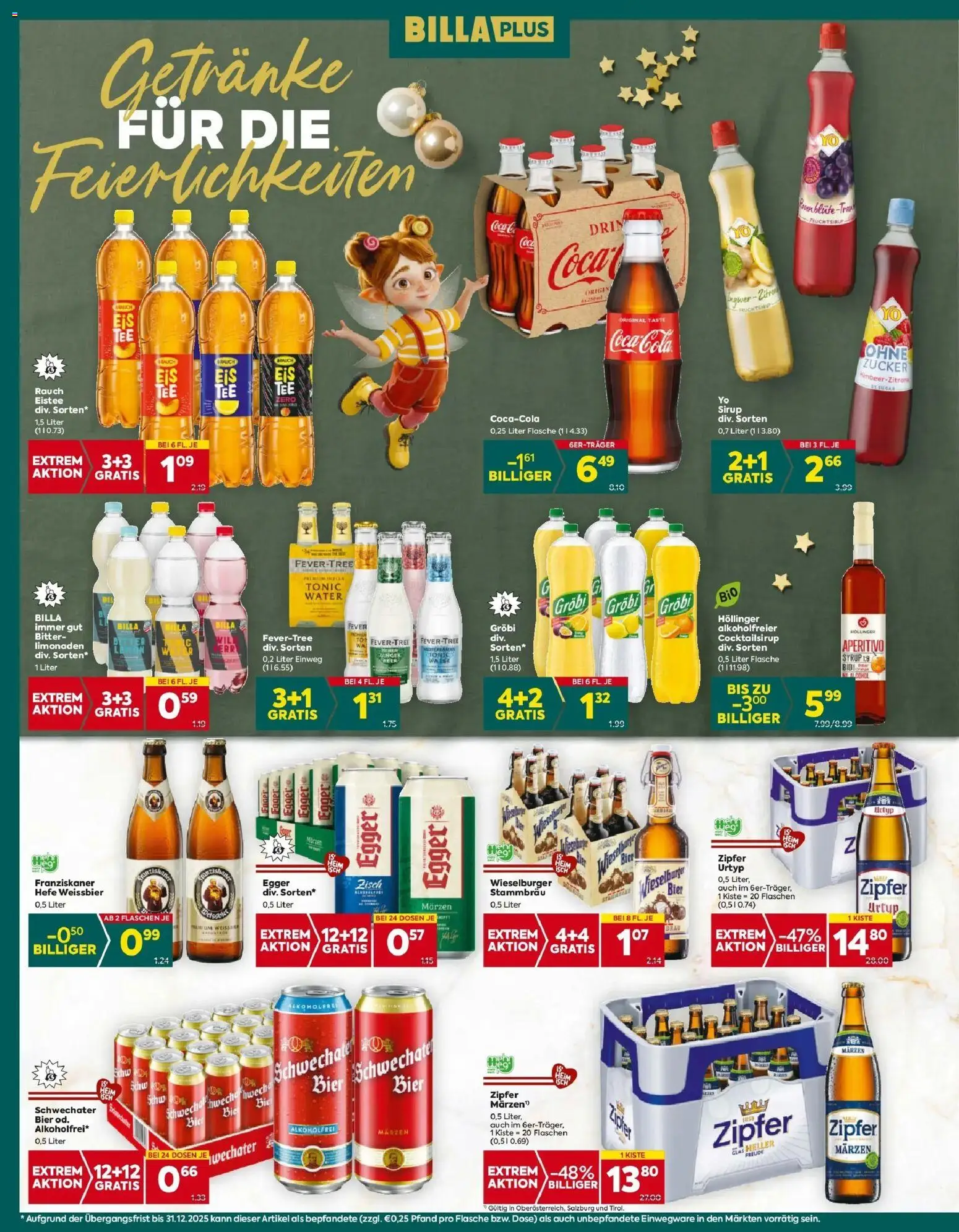 Billa Plus Flugblatt - Salzburg gültig ab 18.12.2025 | Seite: 15 | Produkte: Zucker, Butter, Bier