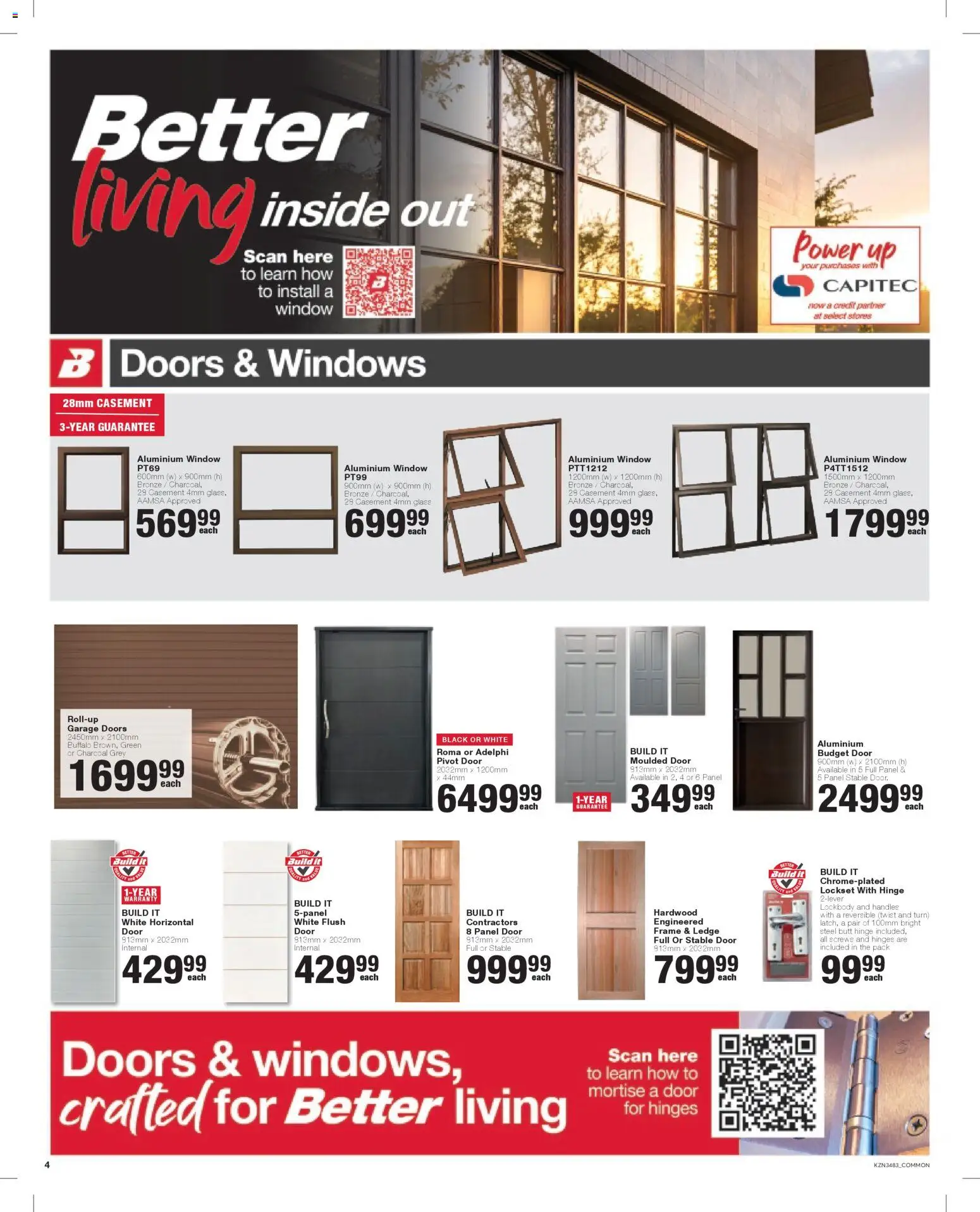 New Build It catalogue – valid from 24.02.2026 | Page: 4 | Products: Frame, Stable door