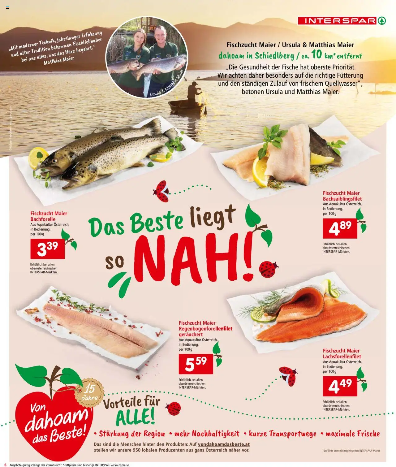 Interspar Flugblatt - Oberösterreich gültig ab 11.09.2025 | Seite: 6