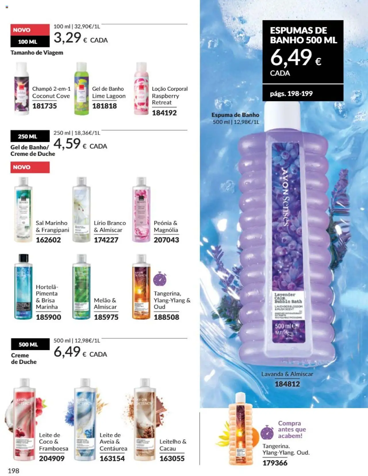 Catálogo Avon Campanha 6 │ válido de 01.06.2025 | Página: 198 | Produtos: Leitelho, Banho, Melão, Creme