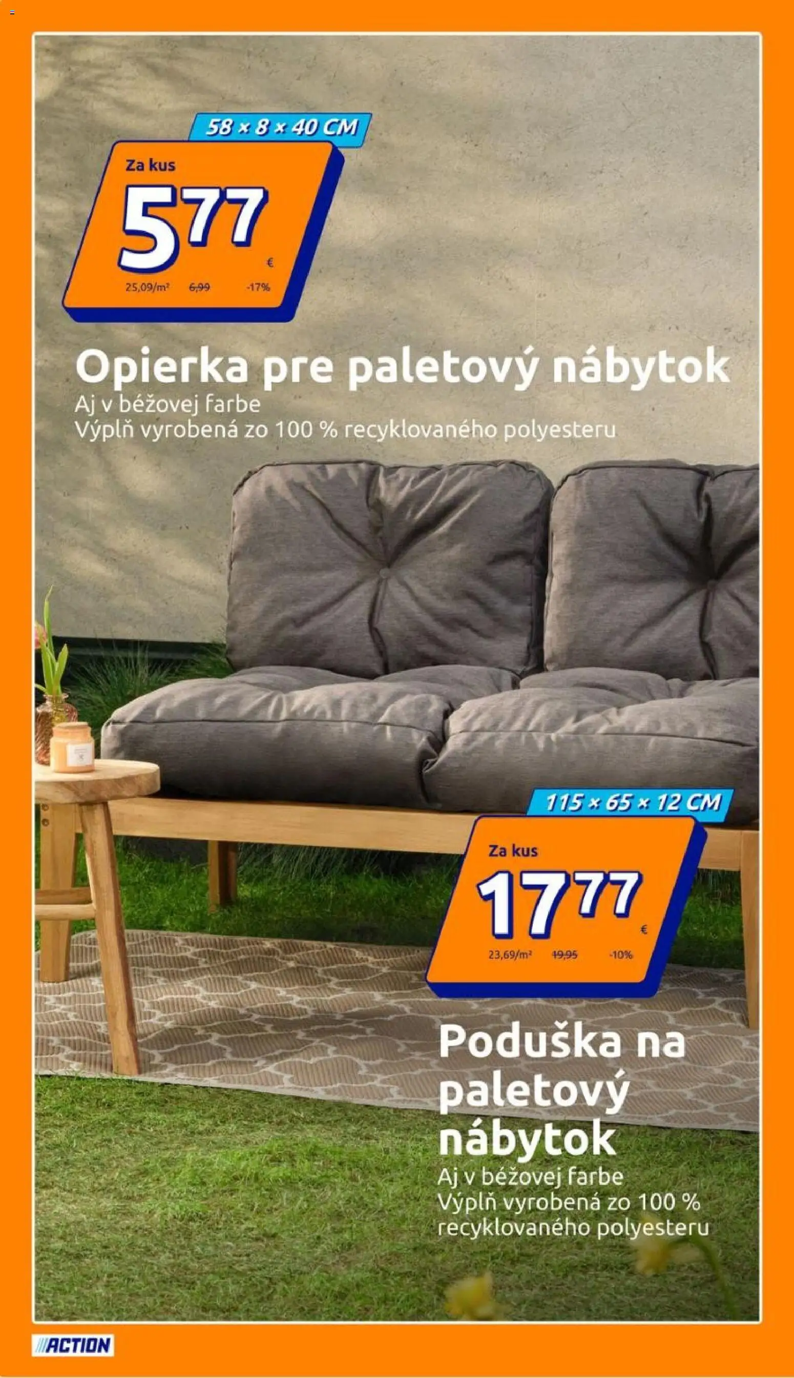 Nové Action akcie – leták je platný od 18.03.2026 | Strana: 10 | Produkty: Nábytok