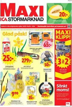 ICA Maxi - Trelleborg - Förhandsvisning av reklamblad från butik ICA Maxi aktuell från 30.03.2026