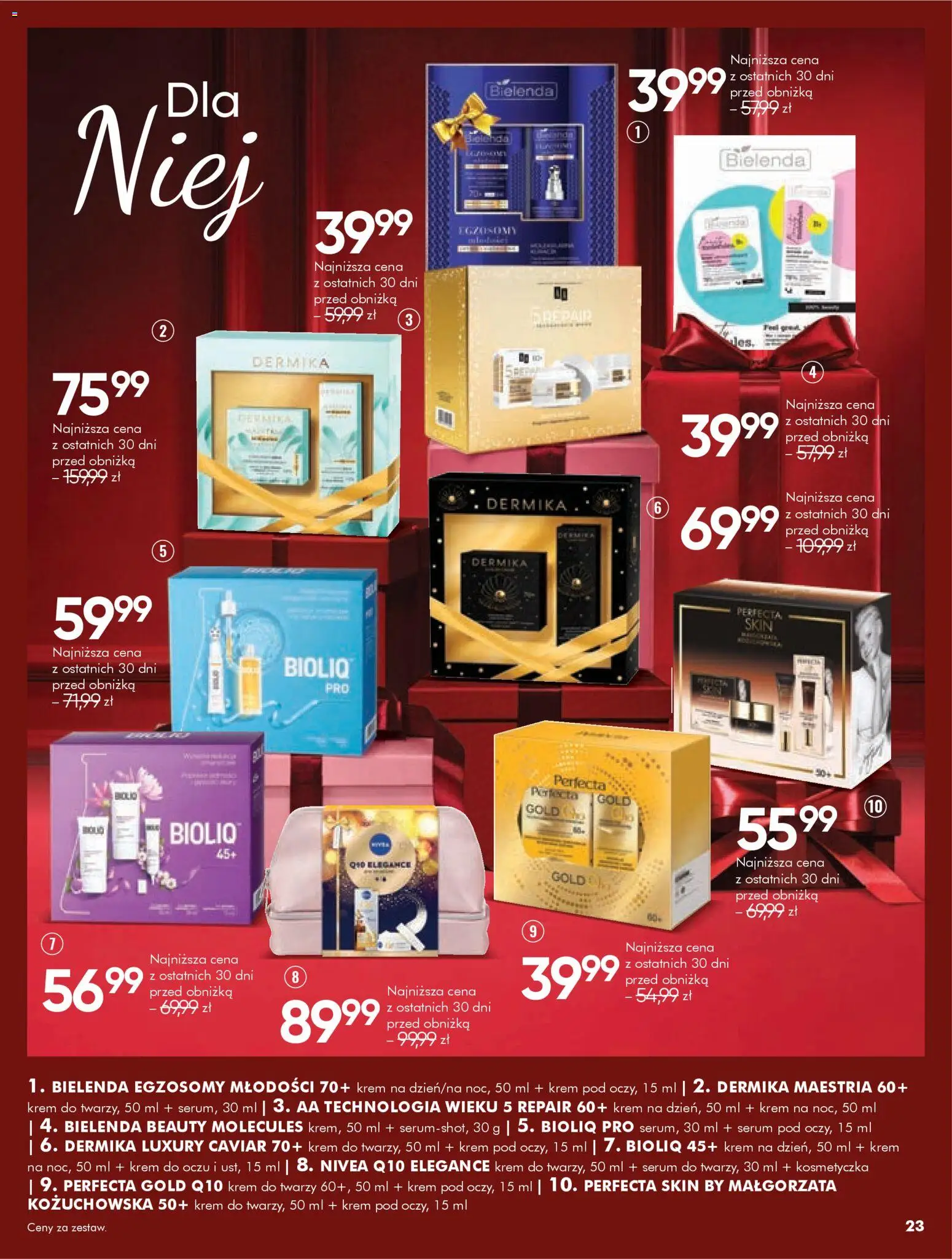Super-pharm Gazetka - Jakie Piękne Święta od 01.12.2025 | Strona: 23 | Produkty: Krem, Krem do twarzy