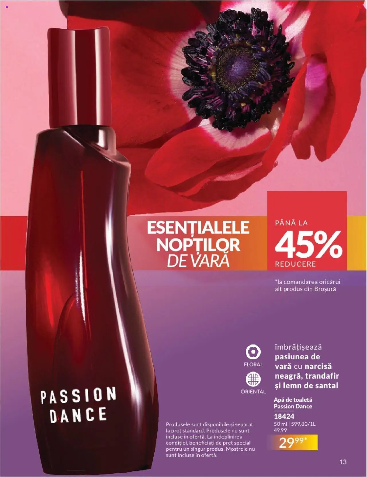 Catalog Avon - 08 2025 – valabil de la 01.08.2025 | Pagină: 13 | Produse: Trandafir, Toaletă, Apă de toaletă, Apă
