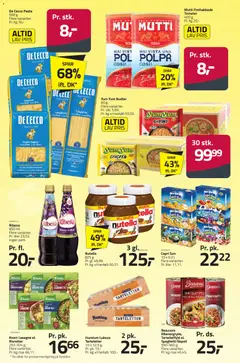 Fleggaard - Tilbudsavis gyldig fra 18.03.2026 | Side: 3 | Produkter: Spaghetti, Solbær, Nutella, Tarteletter
